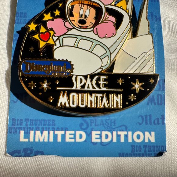 NWT Disneyland Celebrate the Mountains Space Mountain - Minnie Mouse Trading Pin - Picture 5 of 14
